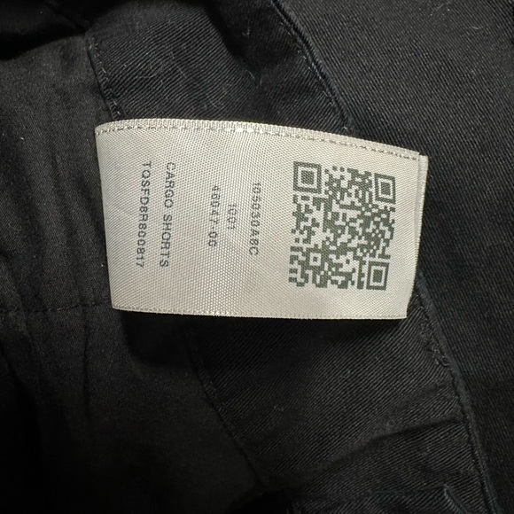 True Religion Men's Black Cargo Shorts - Picture 7 of 11